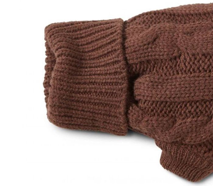В'язаний светр для собаки Wolters Cable Knit з візерунком коси 40 см Коричневий