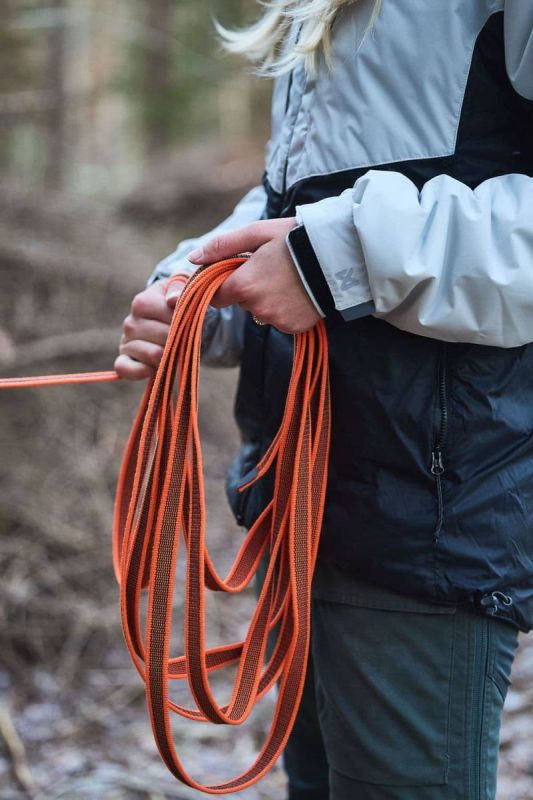 Повідець для собак Friction long line Non-stop dogwear Помаранчевий 10 м