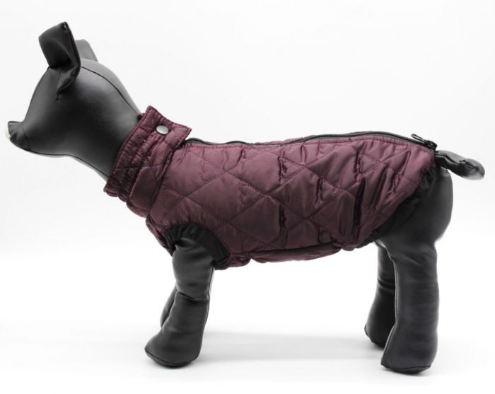 Жилет Альфа стьогана плащівка бордо (дівчинка) XS