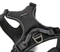 Шлейка для собак пом'якшена з ручкою Wolters Active Pro Comfort 6 70-85 см Чорний