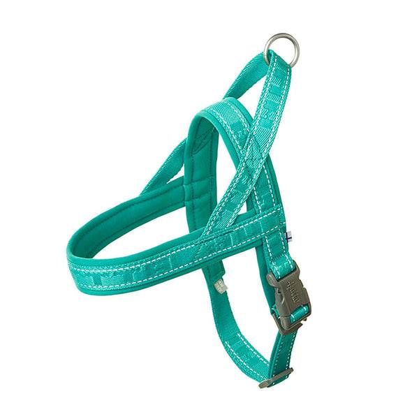 Пом'якшена шлея для собак Hurtta Casual harness ECO 60-70 Бірюзовий