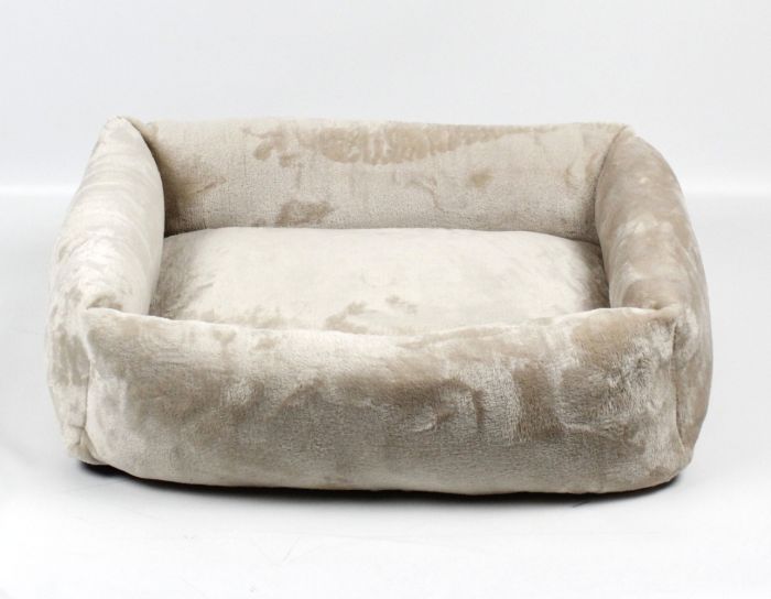 Лежак Гелиус флис, велсофт Бежевий. 304015 см