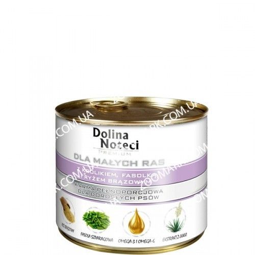 Dolina Noteci Premium Dog кролик, квасоля, рис для дрібних порід 185 г