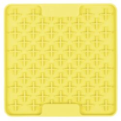 Лизальний килимок антистрес для собак LickiMat Mini Buddy Yellow, м'яка основа