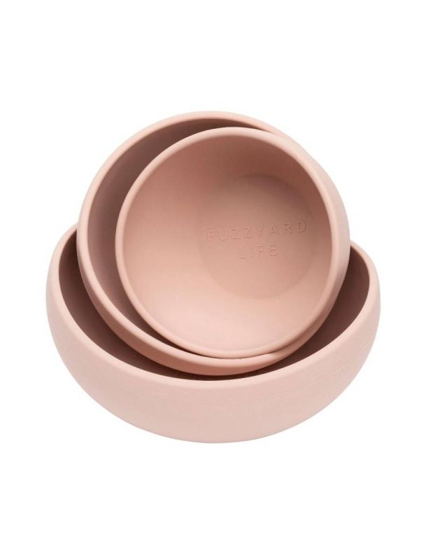Силіконова миска для собак FuzzYard LIFE Рожевий M