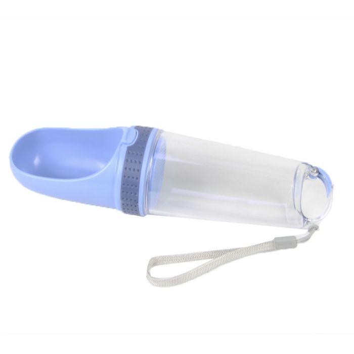 Поїлка Дорожня для тварин 350 мл 8х8х28 см Білий