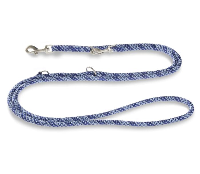 Повідець-канат для собак Wolters Everest-Rope Programme Leash extra long 3 м/9 мм Синій з блакитним