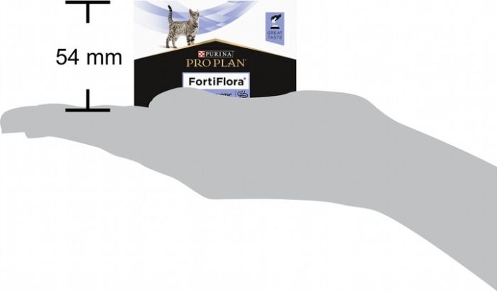 АКЦІЯ Purina Pro Plan FortiFlora пробіотик для дорослих кішок та кошенят для здорового травлення та зміцнення імунітету 7х1 г 
