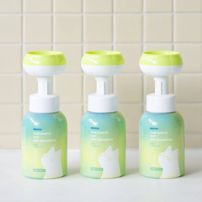 Веганський сухий шампунь для котів Inoom Cat Day Shampoo 300 мл