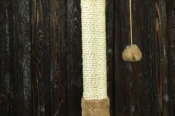 Когтеточка Гном, сизаль блакитна  синя