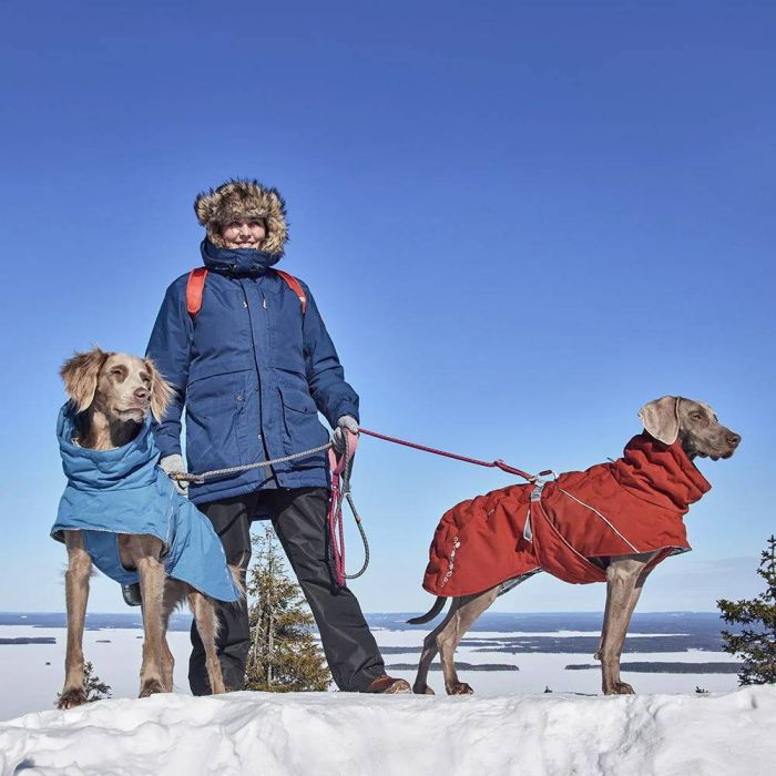 Тепла куртка для собак Hurtta Extreme Warmer III ECO Синій 25