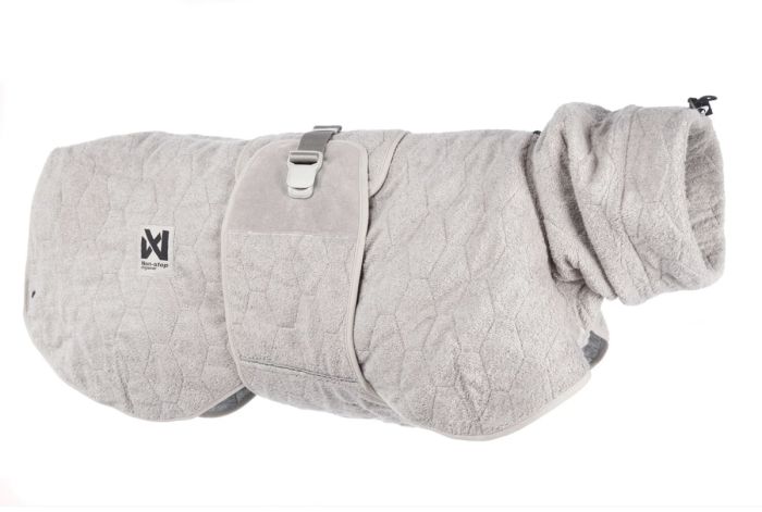 Халат-рушник для собак Drying coat Non-stop dogwear Сірий 45