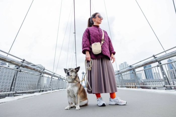 Сумка для ласощів і аксесуарів собак Palopa Greta L Кремовий