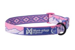 Нашийник для собак Non-stop dogwear Trail quest collar RP signature edition Фіолетовий / Рожевий S