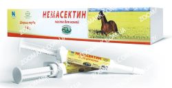 Немасектин паста-антигельмінтик 14 гр 
