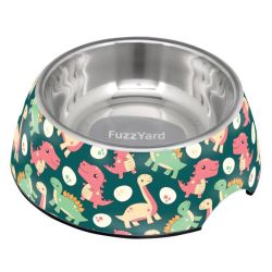 Миска для собак FuzzYard Dinosaur Land Зелений S