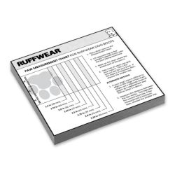 Відривна таблиця для вимірювання лап Ruffwear 50 шт
