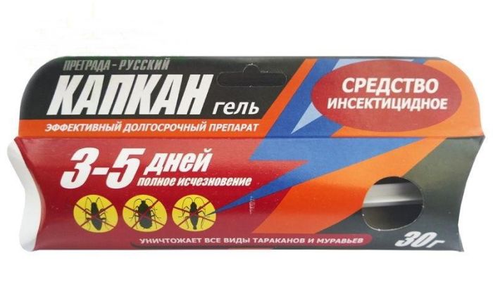 Капкан гель проти тарганів 30 г шприц 