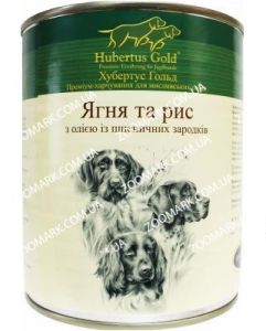 Hubertus Gold ягня  Рис консерви для собак 800 г