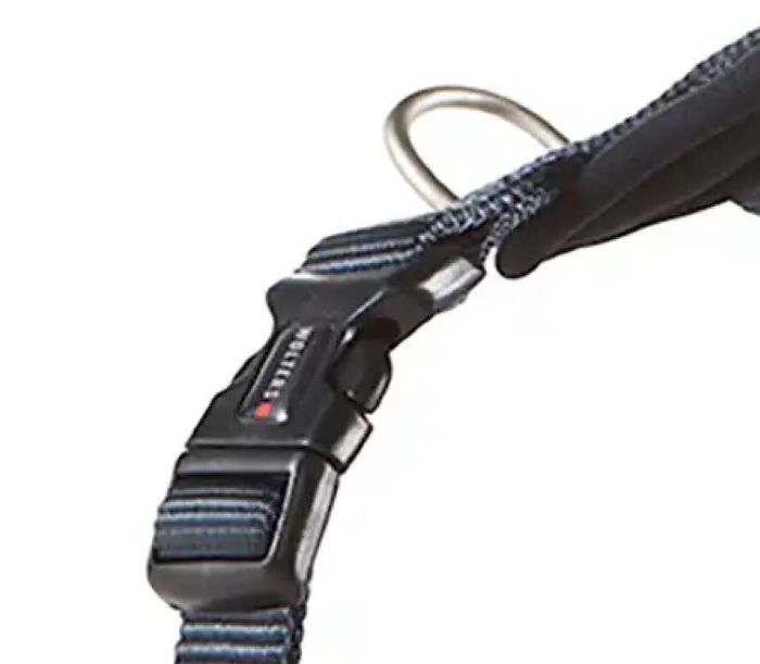 Шлейка для собак пом'якшена Wolters Professional Comfort 2 40-45 см / 25 мм Графітовий