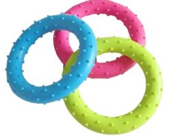 Іграшка для собак кільце товсте Міні 8 см Х017