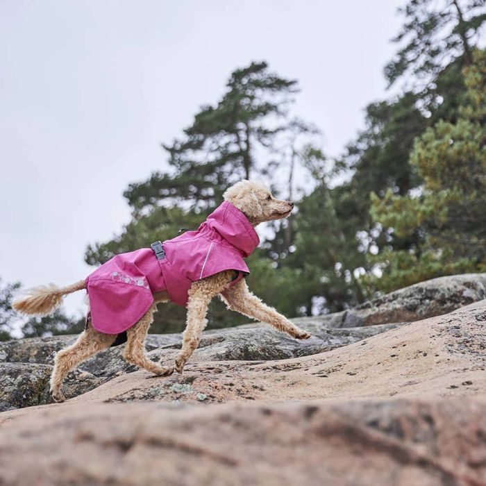 Дощовик для собак Hurtta Monsoon coat II ECO Рожевий 40