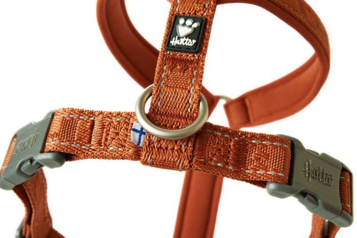 Анатомічна шлейка для собак Hurtta Casual Y-harness 90-100 Коричневий