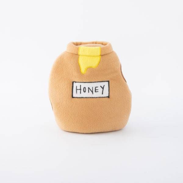 М'яка іграшка для собак бджоли та мед ZippyPaws Zippy Burrow Honey Pot з пищалкою