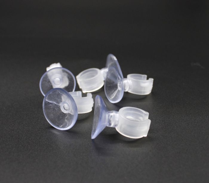 Присоска акваріумна маленька, прозора, d1020 мм, набір 5 шт