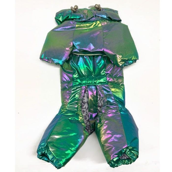 Веселка комбінезон для собак хлопчиків на силіконі S