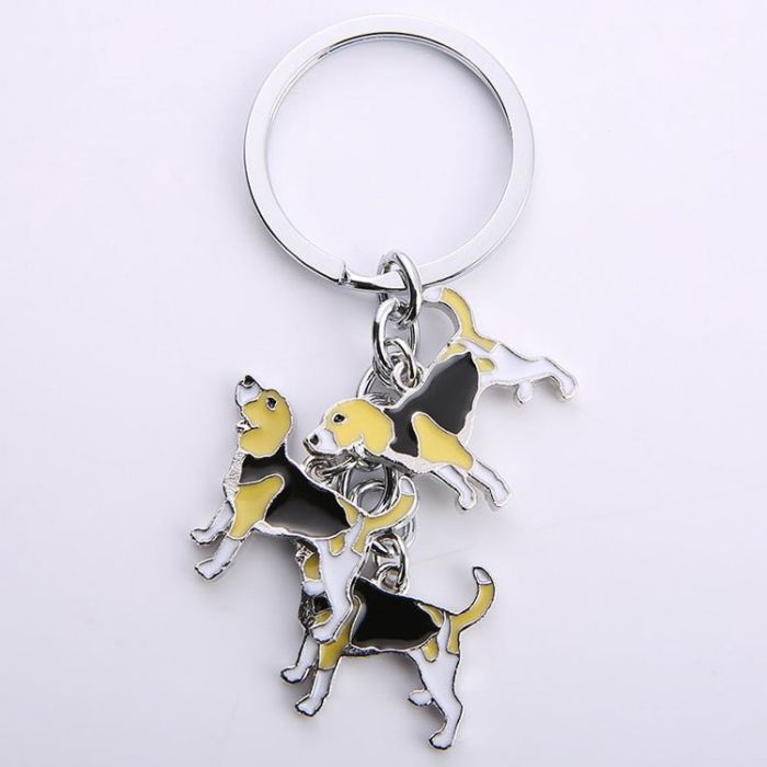 Брелок мет Три собачки 