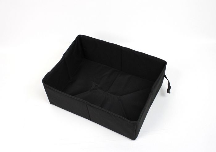 Портативний туалет без кришки, 40х30х15 см чорний