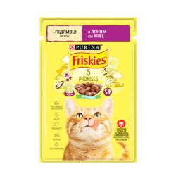 Friskies консерва для котів із ягням у підливці, 85 г 