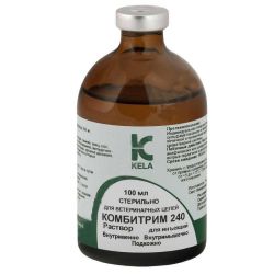 Комбітрим розчин для інєкцій САА с-г+ для собак і кішок, 1мл10кг, Кела 100мл