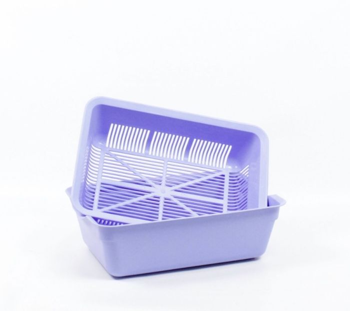 Туалет Дніпро глибокий ультрамарин із сіткою 40х27х13 см