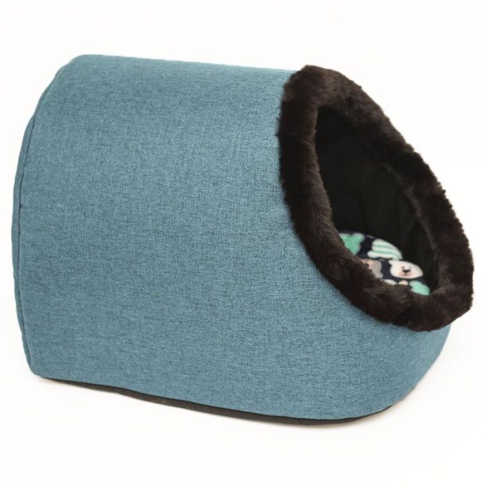 Будиночок для тварин Норка 2 антикоготь 47  40  30см Бордо