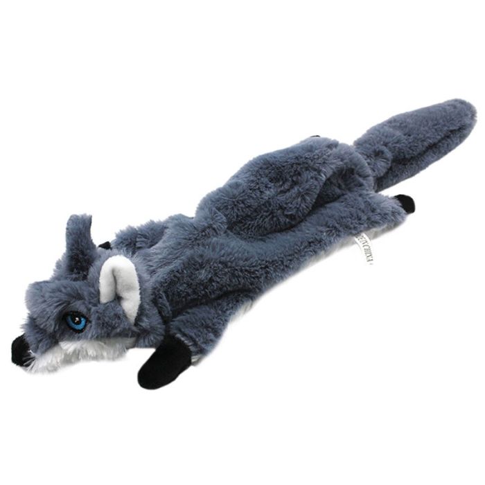Іграшка мяка сіра з пищалкою 45 см 