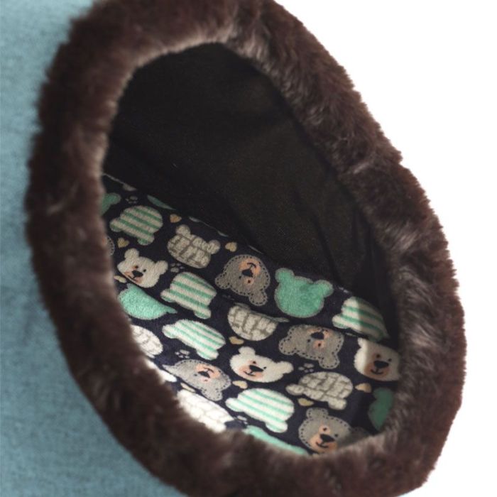 Будиночок для тварин Норка 2 антикоготь 47  40  30см Бордо