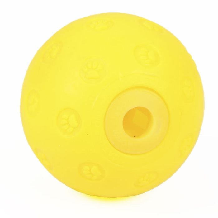 Мяч для ласощів кісточка з лапками 7 см