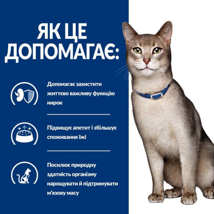 Hills PD Feline KD сухий корм при хронічних захворюваннях нирок та серця у кішок 5 кг