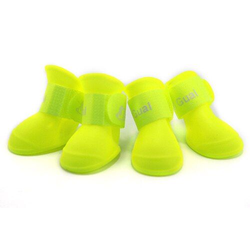 Черевики для собак силіконові Жовті XXL 90  70 мм