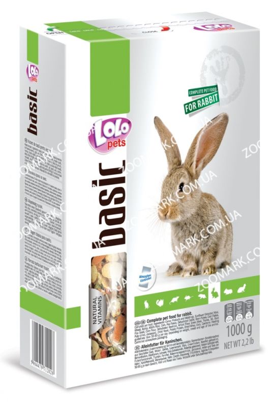 Корм для кролика Lolo Pets 1 кг