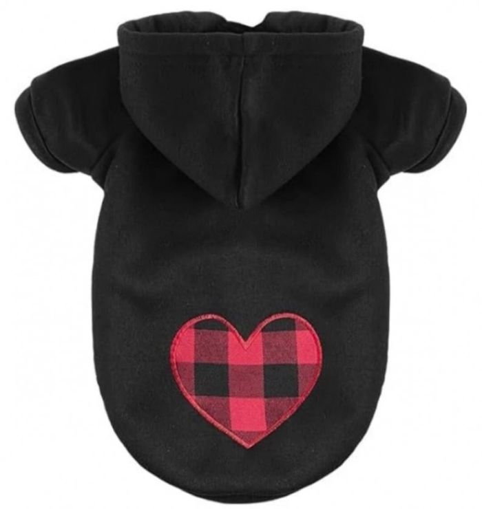 Світшот Серденько чорний M