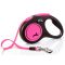 Рулетка для собак Neon S 5м  15кг стрічка Рожева, 5м на 15кг стрічка