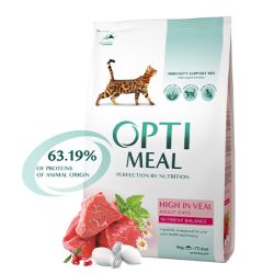 Optimeal з Телятиною для котів 650г