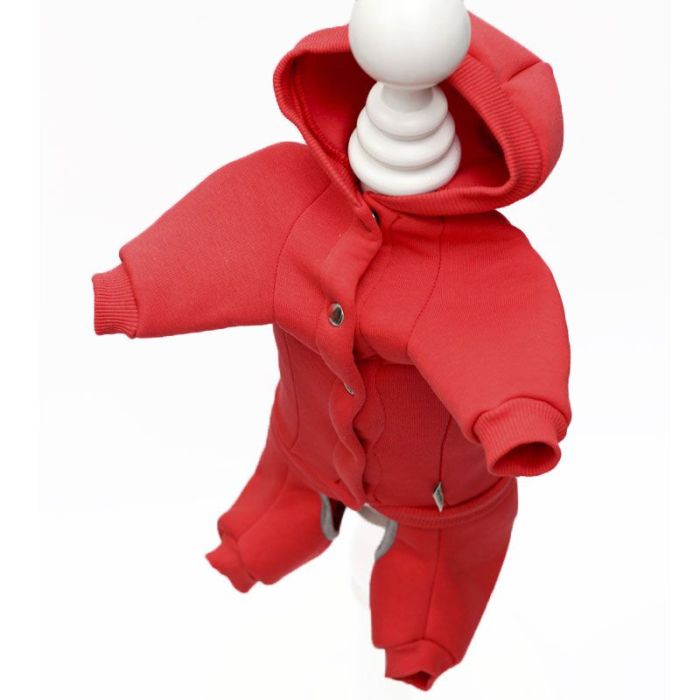 Джулія комбінезон для собак дівчаток з трикотажу на флісі S2
