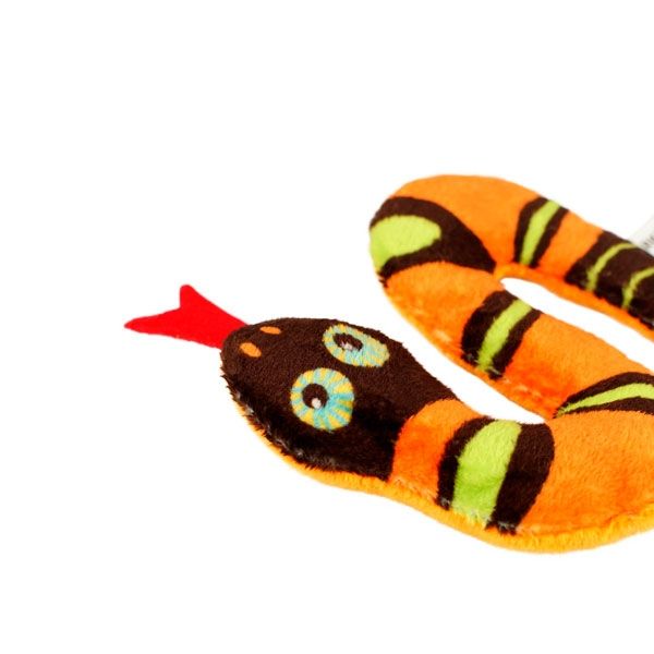 Іграшка для котів Barksi Catnip змія із запахом котячої мяти 10 см K57284B 