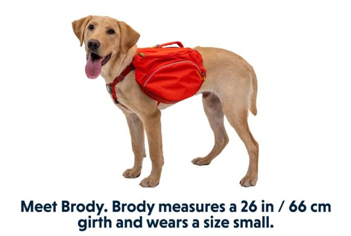 Шлейка-рюкзак для собак Ruffwear Palisades™ M Червоний