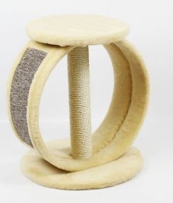 Когтеточка  Лунтик Бежевая 504040 см. Сизаль