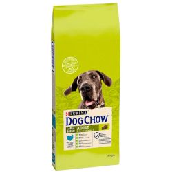 Dog Chow Large Breed Adult 2+ сухий корм для собак великих порід з індичкою, 14 кг 